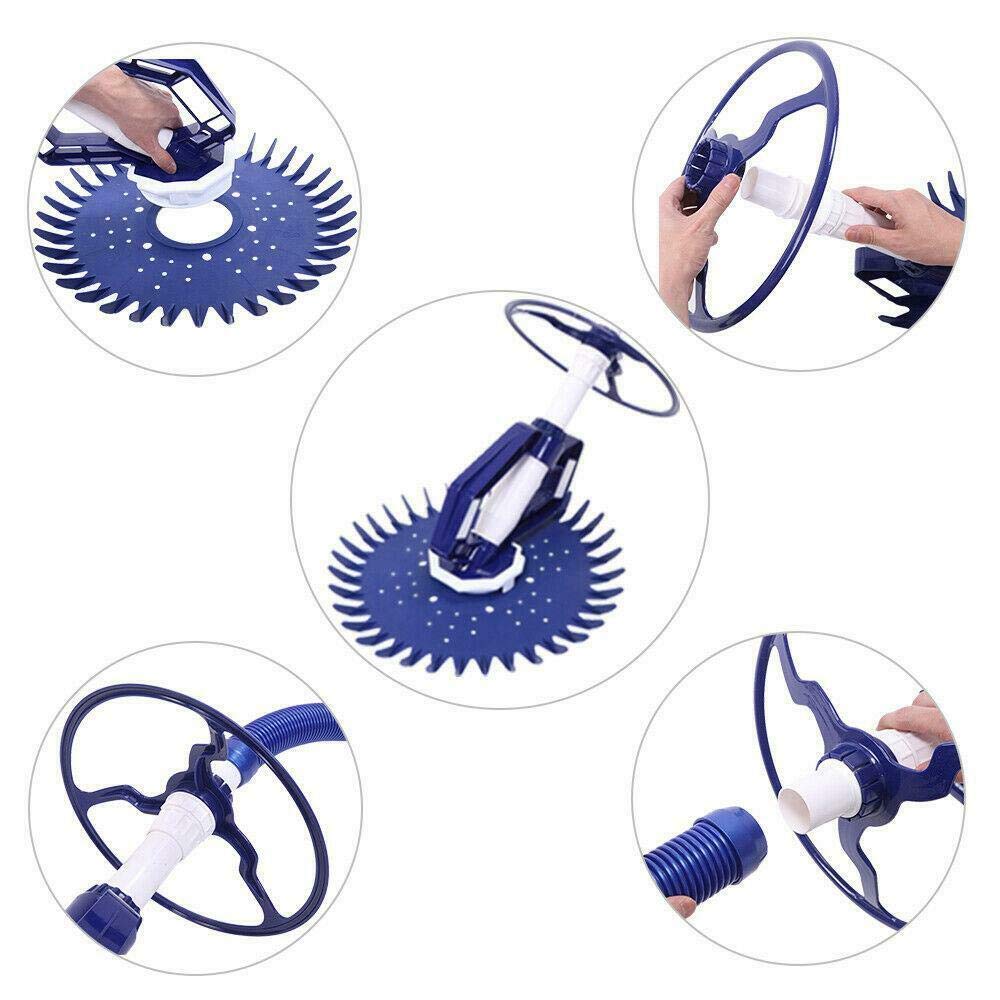 Best Inground & Above Ground Automatic Pool Cleaner Vacuum with 10 Hose Set - Ideal for Home, Backyard, and Commercial Swimming Pools