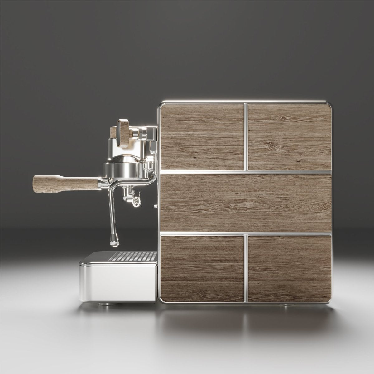 Premium Wooden Espresso Machine for Home & Office - Stone Design Coffee Maker for Barista-Quality Drinks - Perfect for Kitchens, Cafes & Gifts