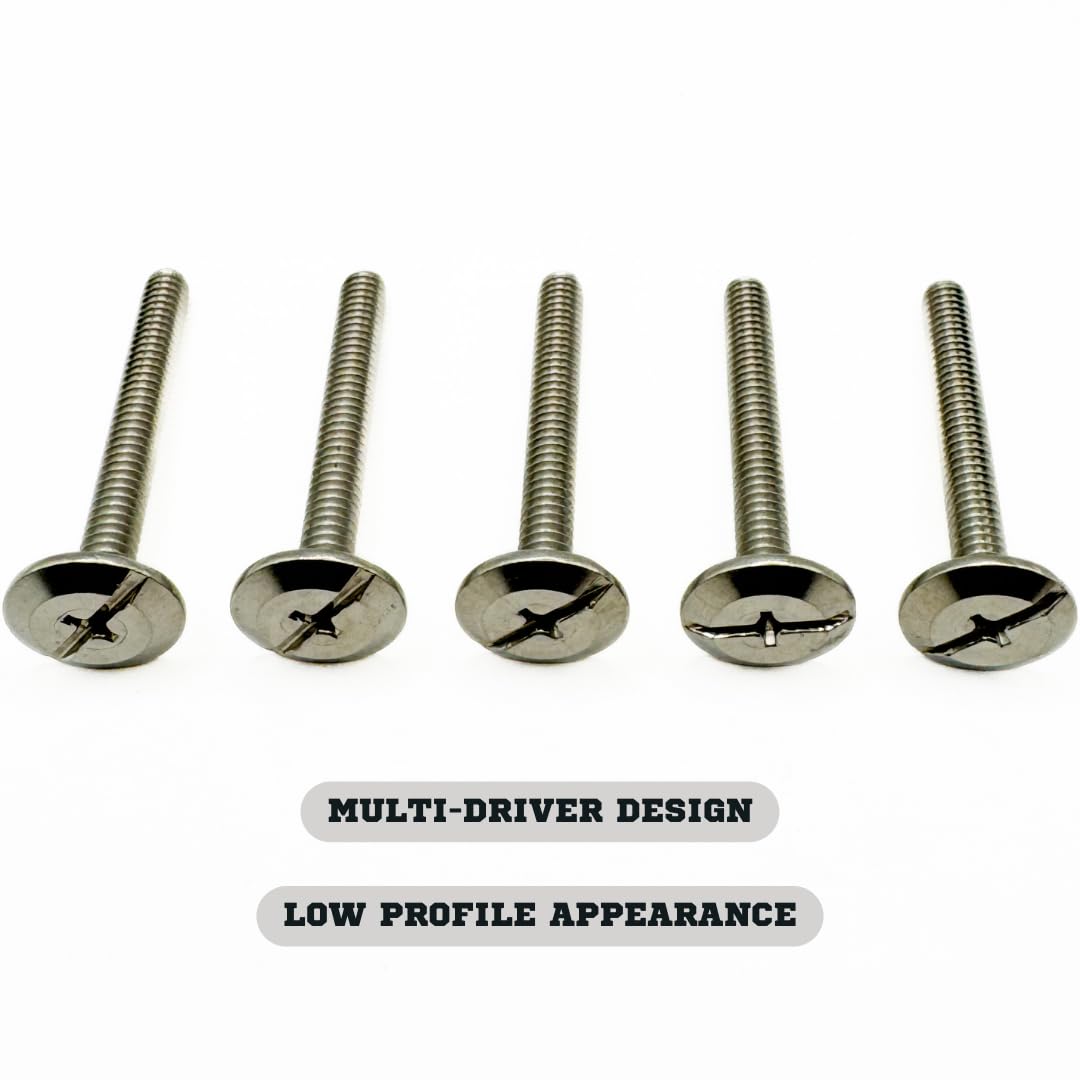 304 Stainless Steel Combo Sidewalk Bolts - 1/4