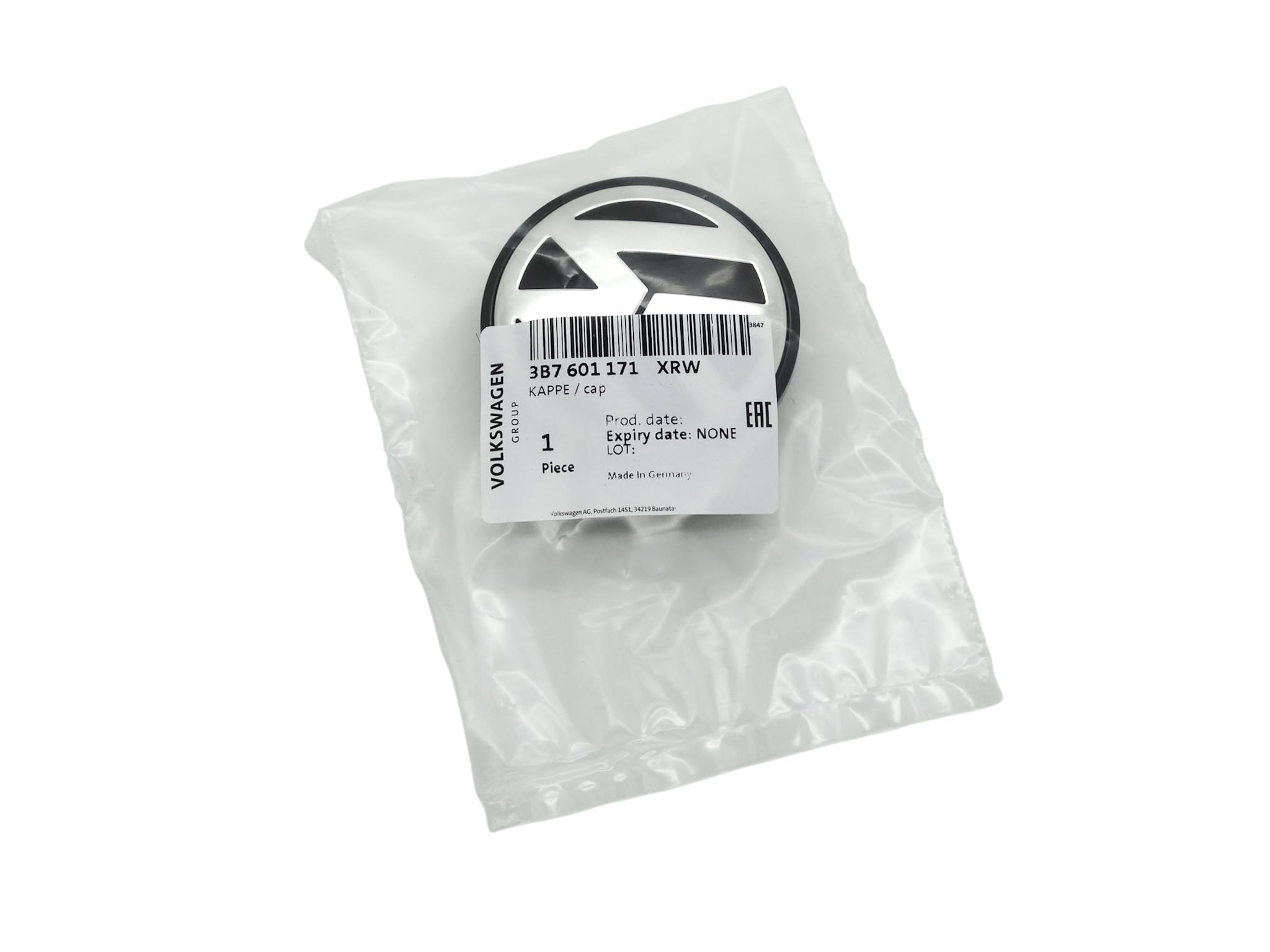 VW Wheel Center Hub Cap - Genuine Replacement for Volkswagen Cars - Perfect for Alloy Wheels & Custom Upgrades | Ideal for Road Trips, Car Shows & Daily Driving