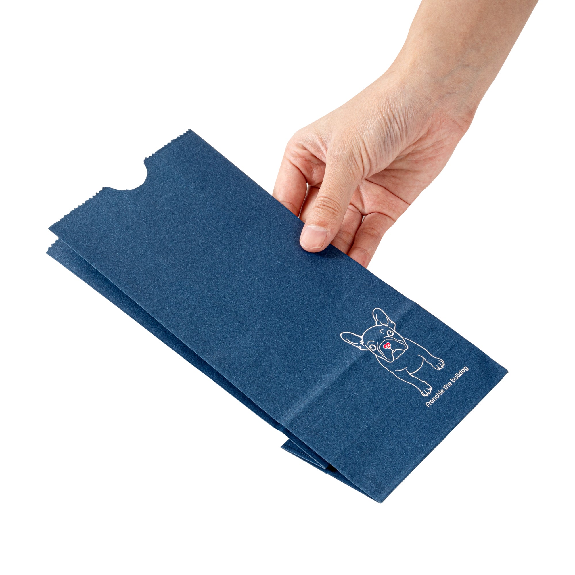 Premium Frenchie Paper Bags 2 lb Capacity - 4.25 x 2.25 x 8.5 Inches - 100 Count Box - Ideal for Bakery, Deli & Takeout Packaging