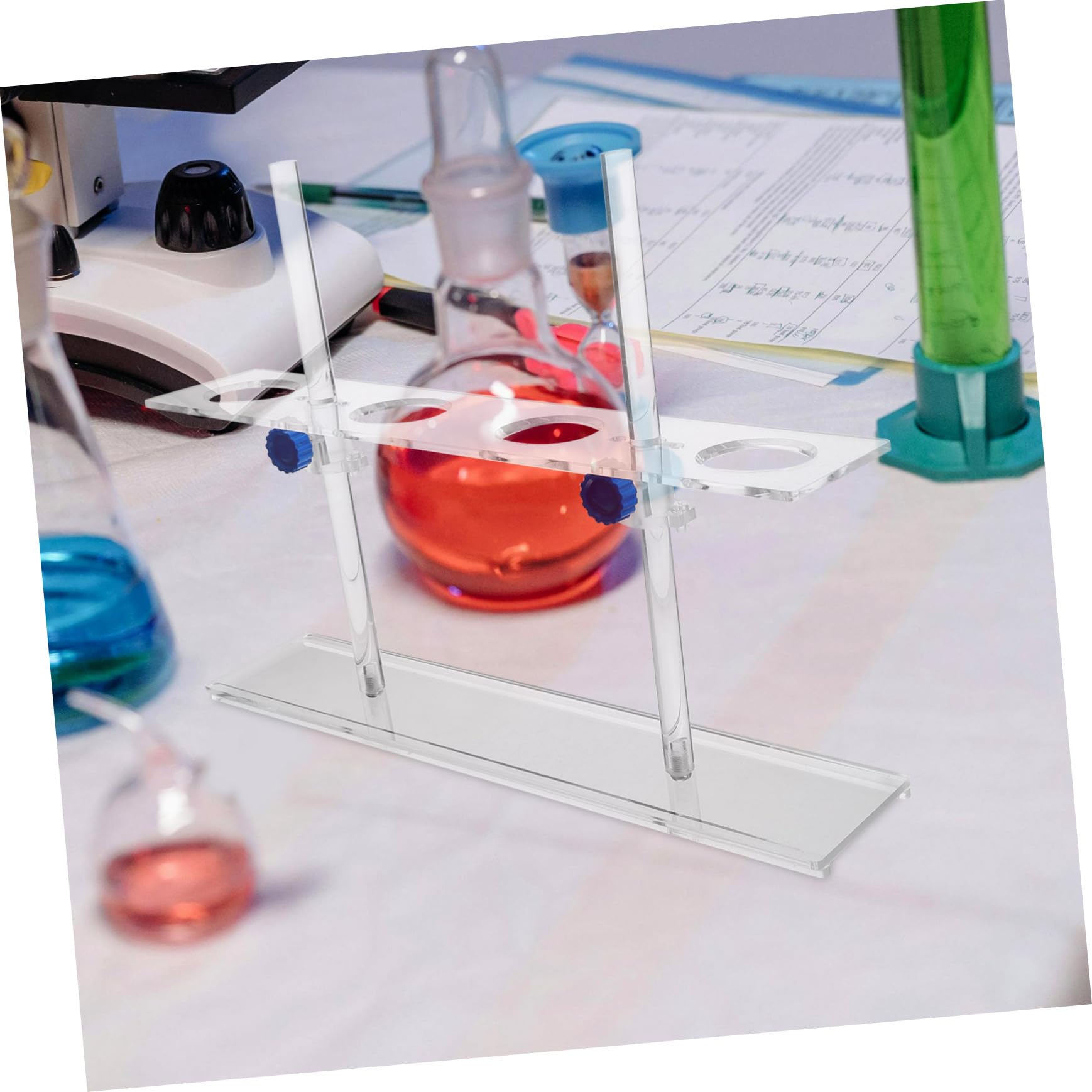 Gatuida Funnel Rack - Premium Laboratory Stand for Chemical Experiments | Durable Funnel Holder & Support Stand for Chemistry Labs | Perfect for Titration, Filtration & Scientific Research