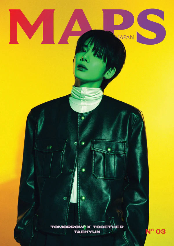 MAPS JAPAN VOL.3 WINTER Photobook featuring TAEHYUN of TXT - Kpop Merchandise, Collectible Album for MOA Fans, Perfect for Display & Fan Collections