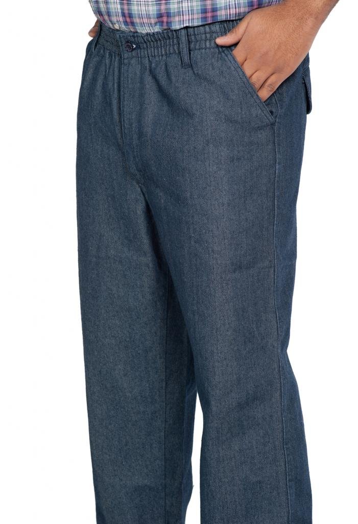 Falcon Bay Stretch Denim Jeans for Men & Women - Comfortable Full Elastic Waist for Everyday Wear, Work & Casual Outfits