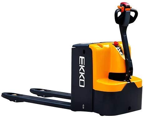 EP20E Electric Walkie Pallet Jack - 4400 lbs Heavy Duty Capacity - Warehouse Equipment for Loading, Moving & Stacking Pallets