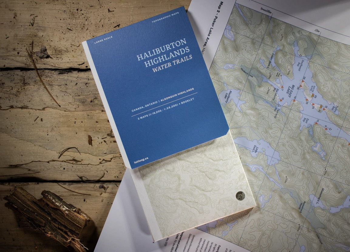 Lat Long Haliburton Highlands Water Trails - Premium Canoe & Kayak Maps for Ontario Adventure Travel | Perfect for Outdoor Exploration & Waterway Navigation