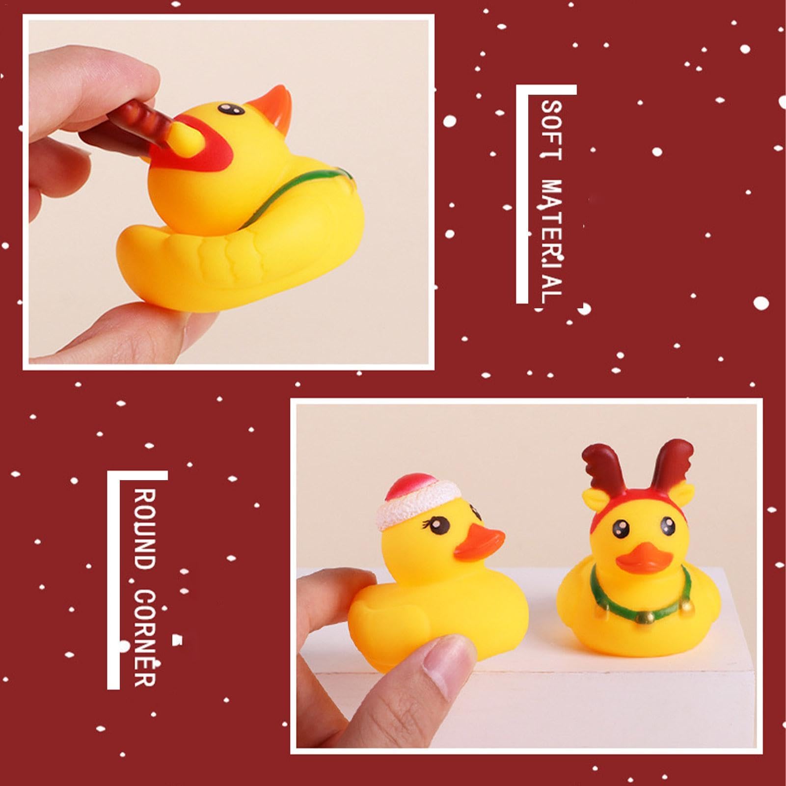 2024 Rubber Duck Advent Calendar - 24-Day Christmas Countdown Calendar with Toys | Decorative Holiday Countdown Calendar for Kids | Perfect for Christmas Decorations, Gifts & Family Countdown Fun