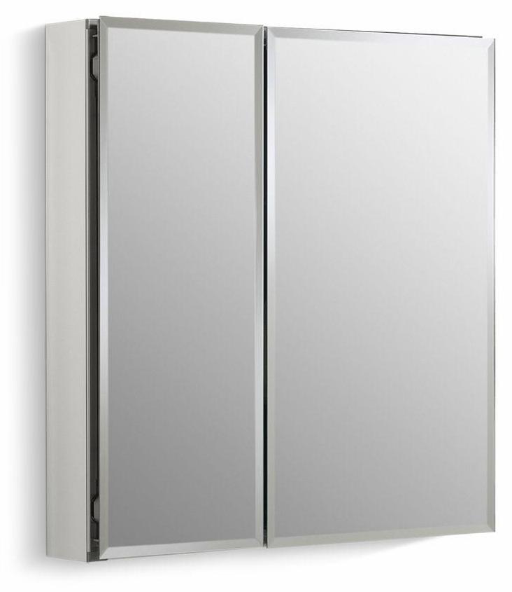 Kohler CB CLC2526FS 25 x 26 Inch Aluminum Medicine Cabinet - Rust-Resistant Bathroom Storage for Toiletries & Essentials (Perfect for Bathroom, Vanity, or Powder Room Organization)