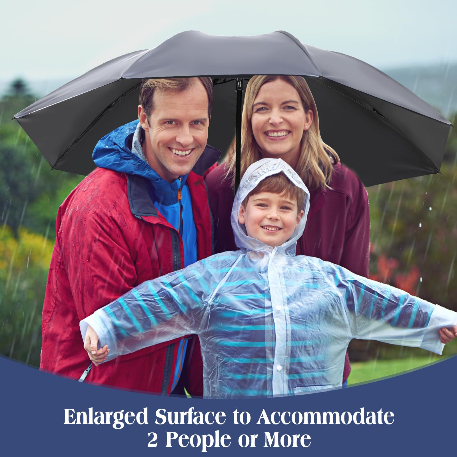 Hillban 12 Pack Windproof Travel Umbrellas - Compact Folding Rain & Sun Protection Umbrella for Men Women - Perfect for Travel, Commuting, Car, Backpack & Outdoor Activities