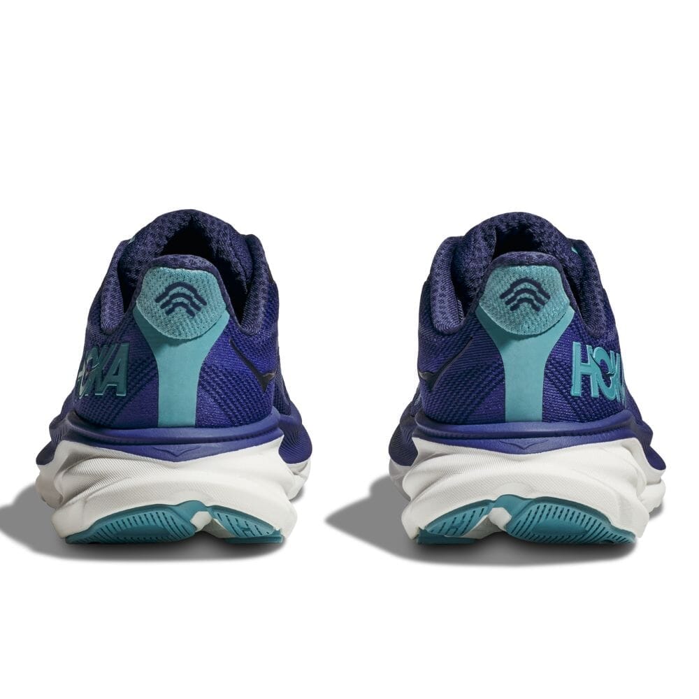 Hoka Women's Clifton 9 Wide Running Shoes - Lightweight Cushioned Sneakers for Road Running, Jogging & Walking - Comfortable Athletic Shoes for Women with Arch Support