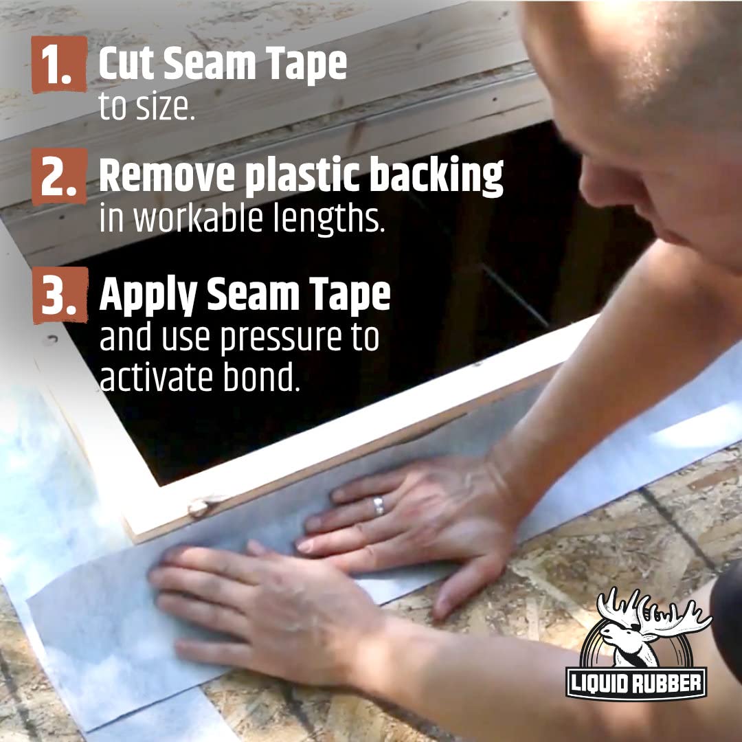 Liquid Rubber Peel and Stick Seam Tape - 4