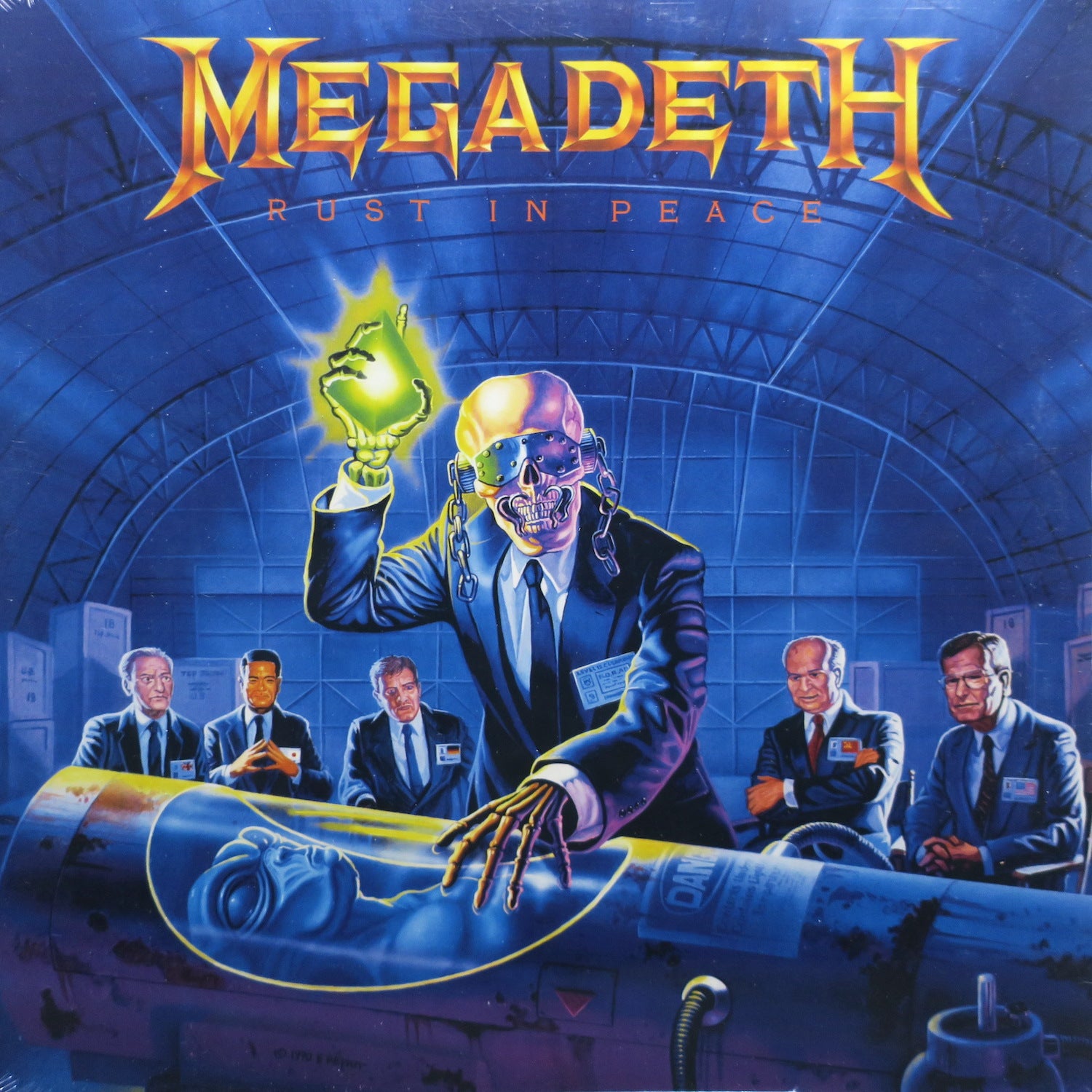MEGADETH 'Rust In Peace' Vinyl LP Record - Limited Edition Heavy Metal Music Album for Collectors & Audiophiles - Perfect for Home Listening, Gifts & Music Collections