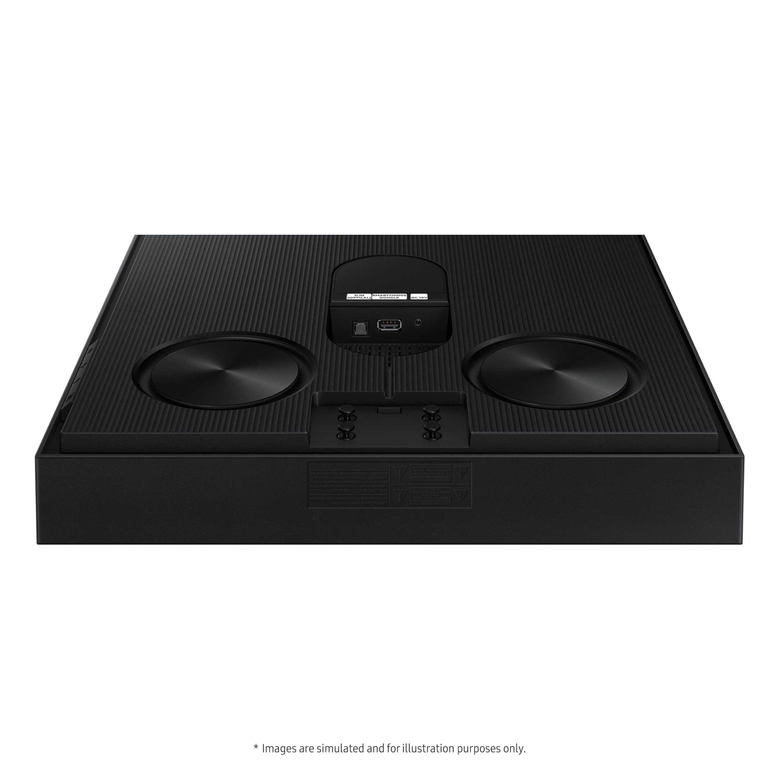 SAMSUNG LS60D Music Frame Smart Speaker with Dolby Atmos, Q-Symphony, Customizable Design, Wide Range Sound - Wireless Wi-Fi & Bluetooth Streaming (HW-LS60D/ZA) - Perfect for Home Theater, Living Room & Office Audio