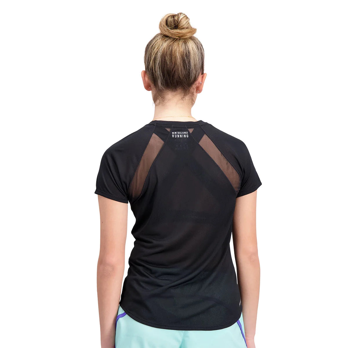 New Balance Impact Run Short Sleeve Women's Running Shirt - Lightweight Moisture-Wicking Activewear for Jogging, Gym & Outdoor Workouts