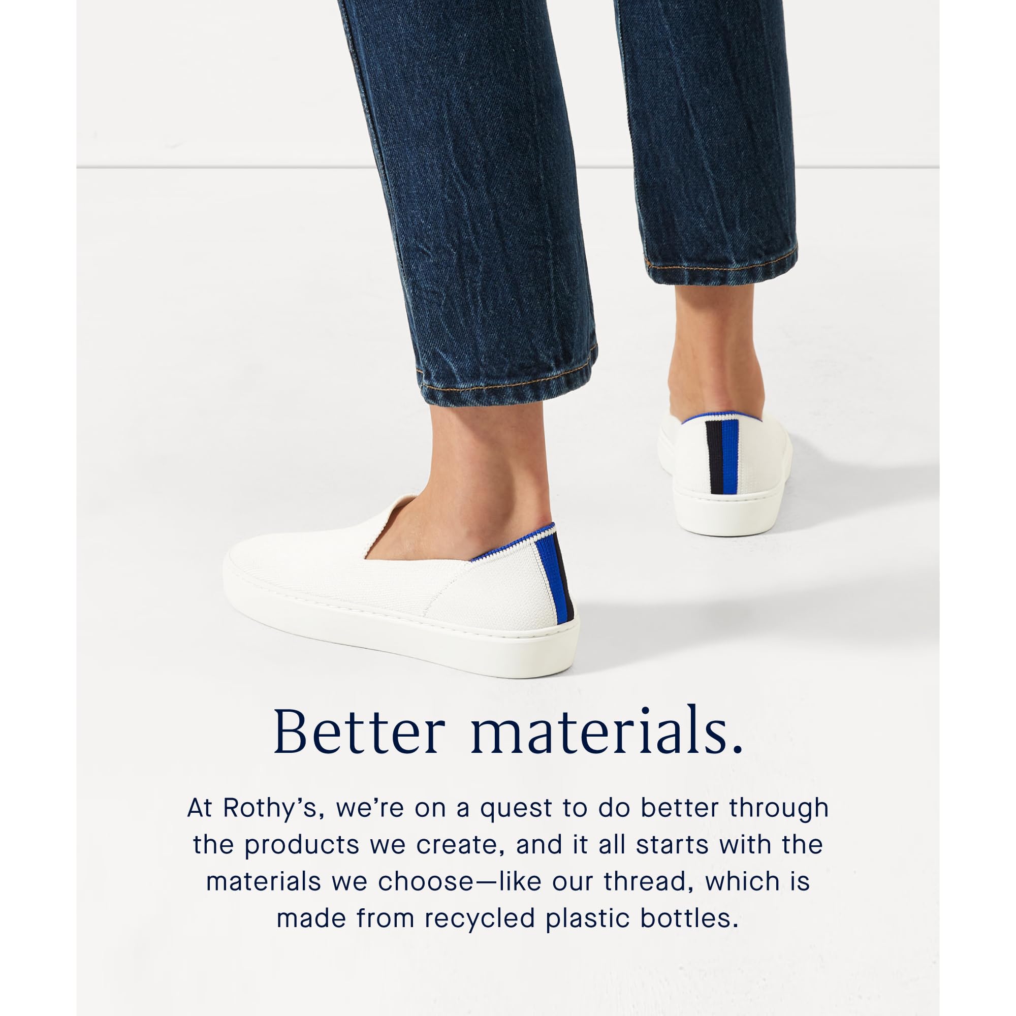 Rothy's The Original Slip-On Sneakers for Women | Eco-Friendly Recycled Plastic Bottle Shoes | Machine Washable Casual Fashion Footwear | Perfect for Work, Travel & Everyday Wear