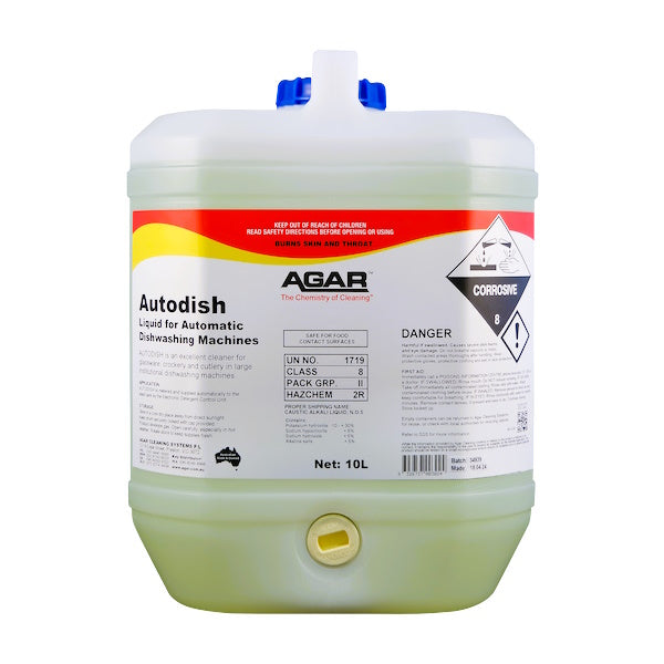 Best Agar Autodish Commercial Dishwasher Detergent for Restaurants & Food Service - Heavy-Duty Cleaning for Commercial Dishwashers