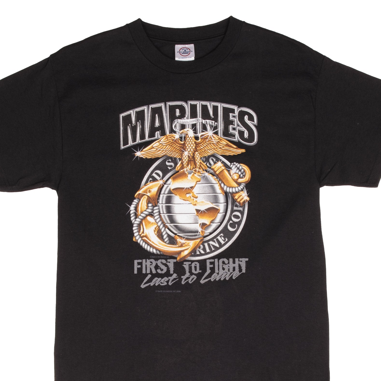 Vintage USMC United States Marine Corps T-Shirt 2004 - Medium Size (NOS) - Military Apparel for Veterans & Patriotic Fashion