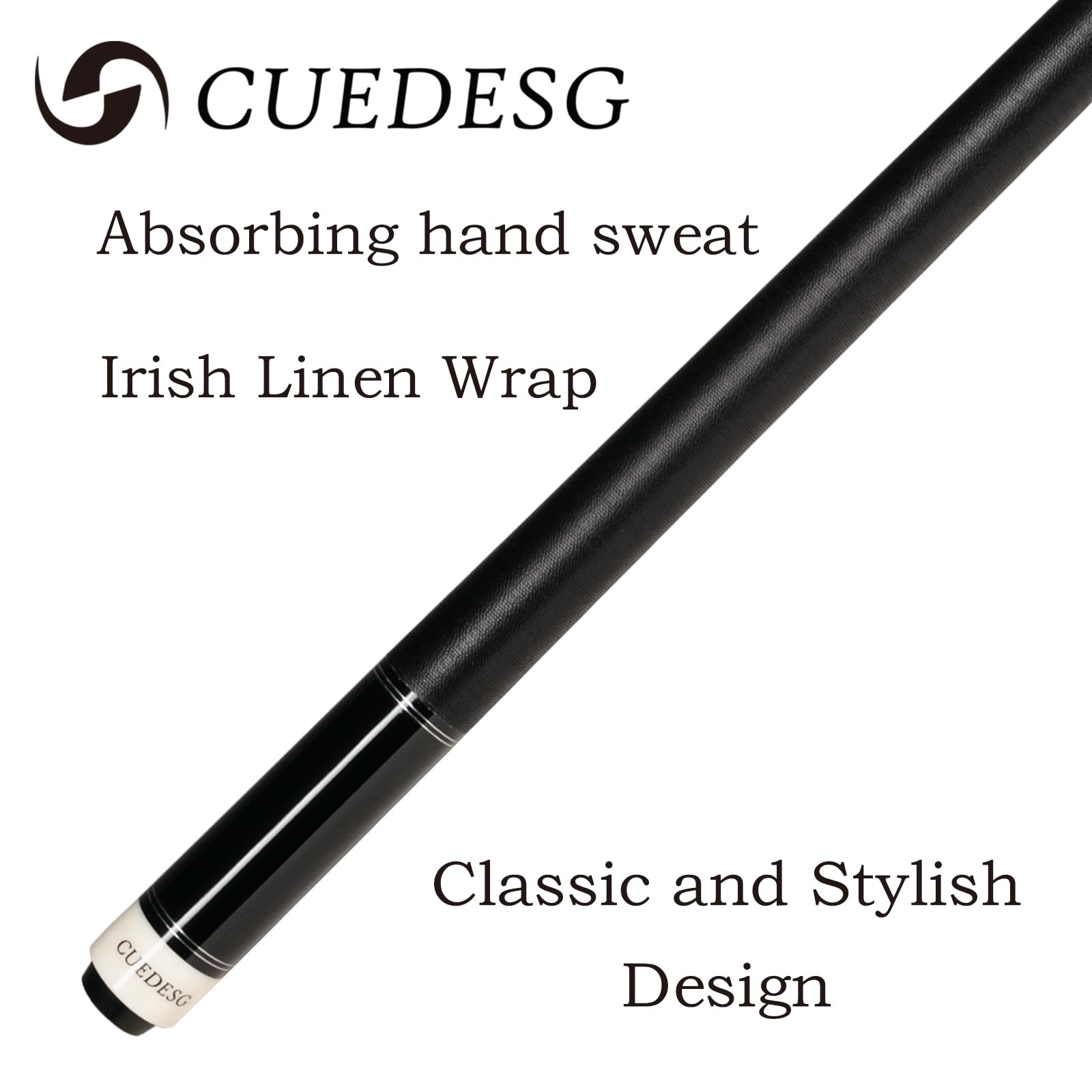 Premium Carbon Fiber Pool Cue Stick - 10.5mm/11.8mm/12.5mm Low Deflection Shaft - Professional Billiard Cue with Protective Case - Perfect for Tournament Play & Home Pool Tables