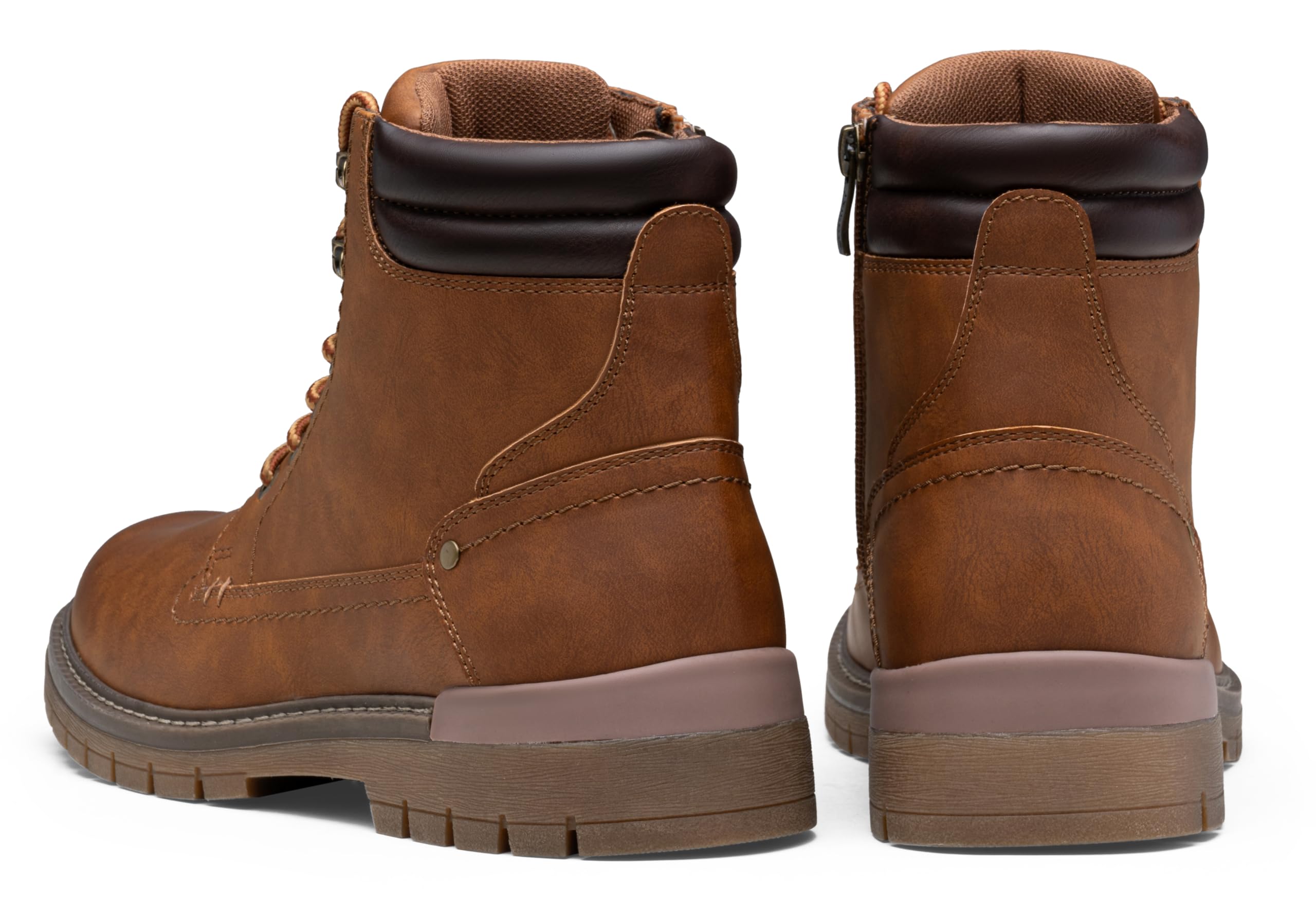Men's Casual Hiking Boots with Zipper - Stylish Chukka Boots for Outdoor & Daily Wear