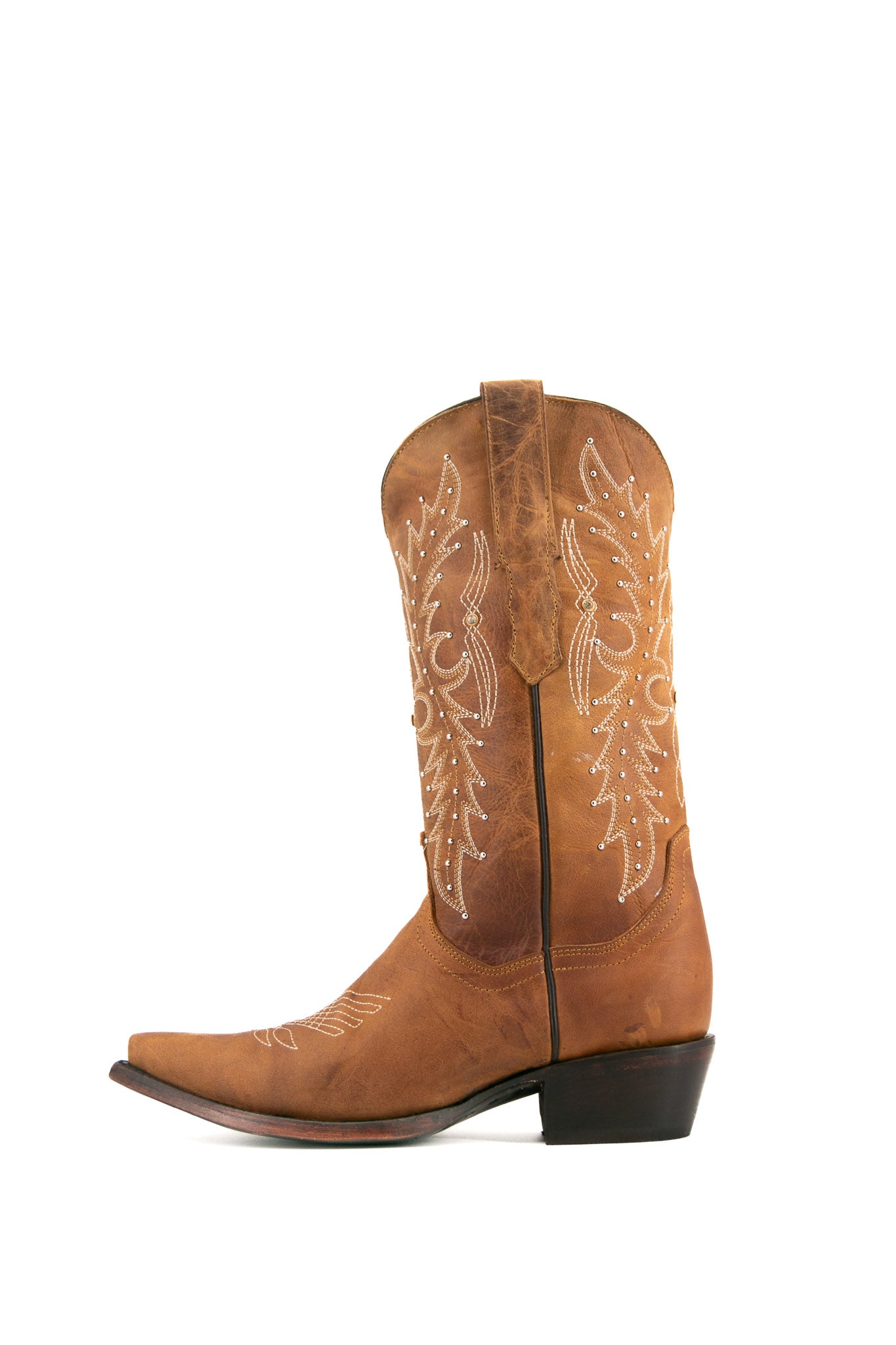 Paulina Snip Toe Cowgirl Boots for Women - Western Ankle Boots with Pointed Toe & Stylish Stitching | Perfect for Country Dancing, Rodeo Events & Casual Outfits