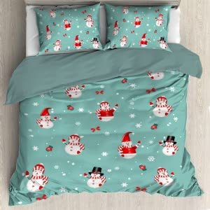 Christmas Snowman Prints Santa-2
