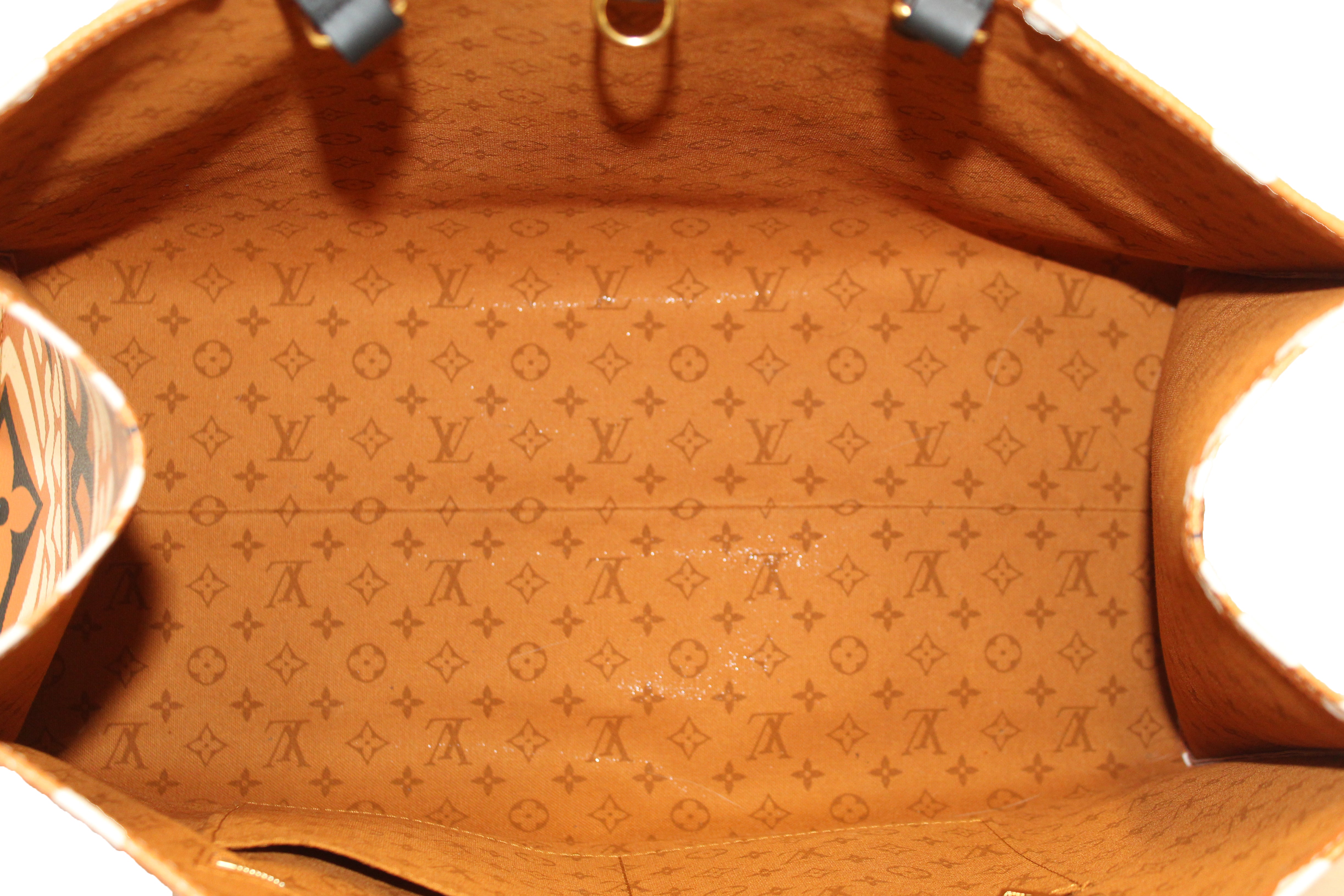 Authentic Louis Vuitton Limited Edition Crafty Monogram Giant OnTheGo GM Tote Bag - Luxury Designer Handbag for Women, Perfect for Work, Travel & Everyday Use