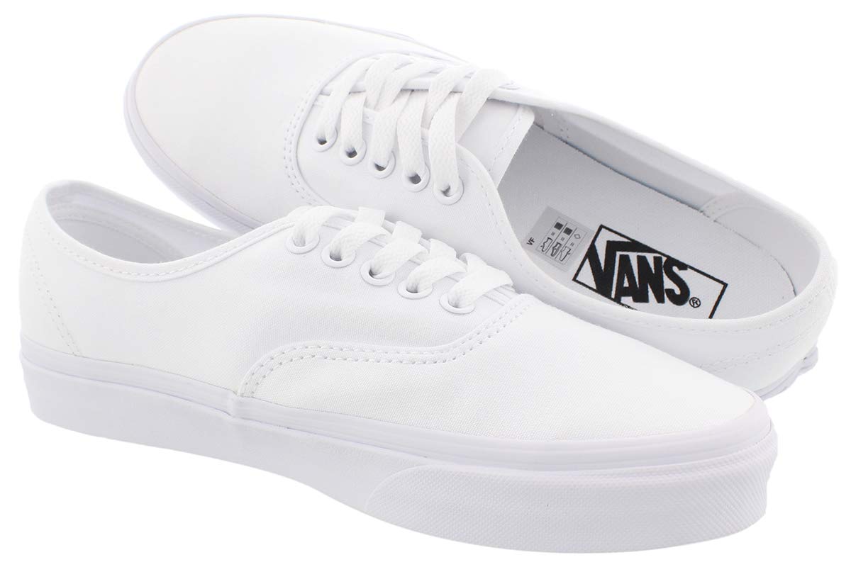 Vans Authentic Unisex Sneakers - Classic White Canvas Shoes for Men & Women | Casual Wear, Skateboarding, Street Style Fashion
