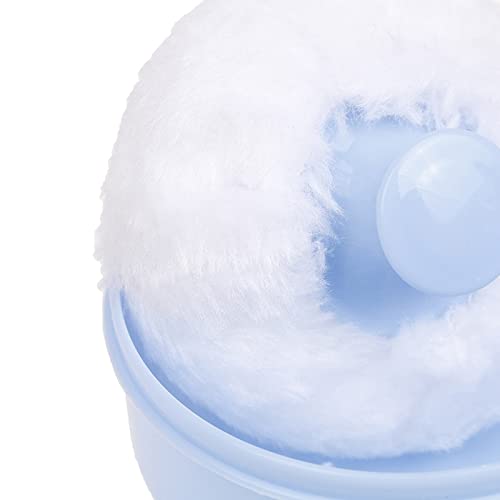 Premium Powder Puff for Makeup & Talcum Powder - Soft Cosmetic Sponge with Travel-Friendly Box (Pink) - Perfect for On-the-Go Touch Ups & Professional Makeup Application