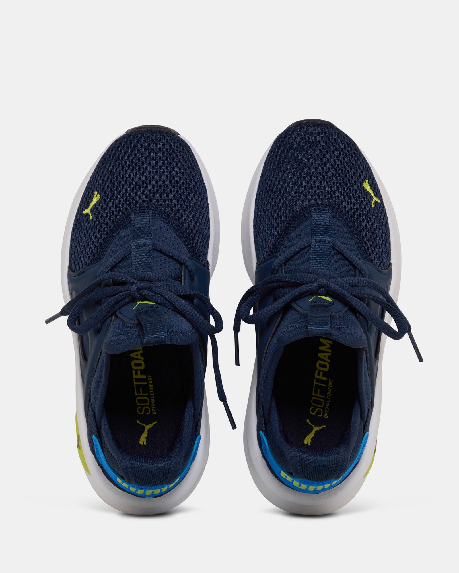 Softride Enzo Evo PS Running Shoes in Navy/White - Lightweight Cushioned Sneakers for Men's Jogging & Gym Workouts