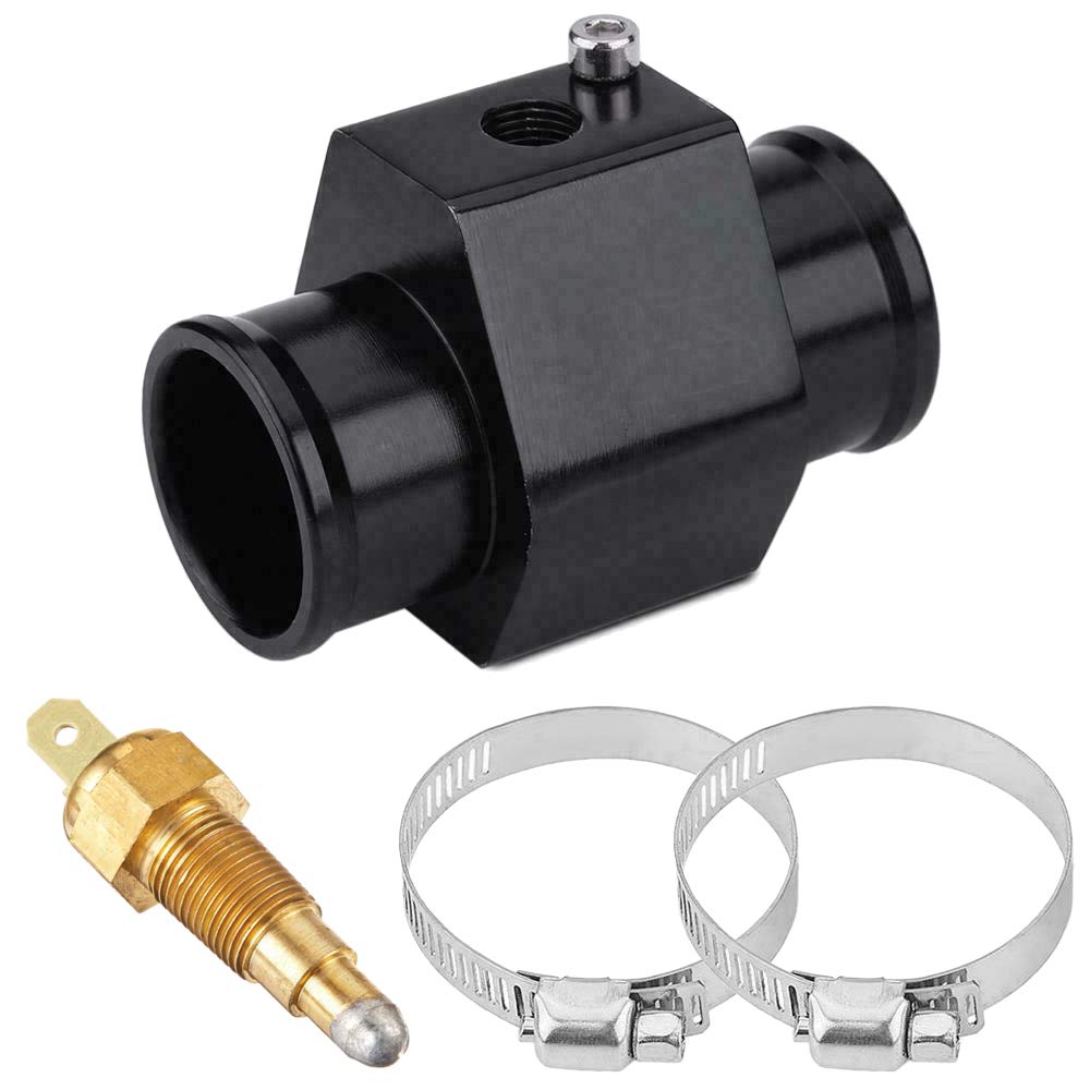 High-Performance Automotive Engine Radiator Transmission Oil Cooler Kit with In-Hose Line Adapter, Thermostat Sensor & Electric Cooling Fan (170°F On/155°F Off, 34mm) - Perfect for Engine Cooling System Upgrades & Performance Vehicle Maintenance