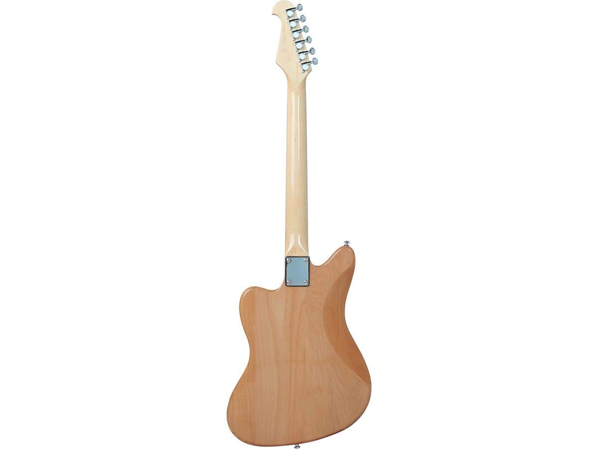 Monoprice Indo Series 6 String Alder-Body Electric Guitar - Right Handed Natural Finish (610886) | Perfect for Beginners, Live Performances & Home Recording Studios