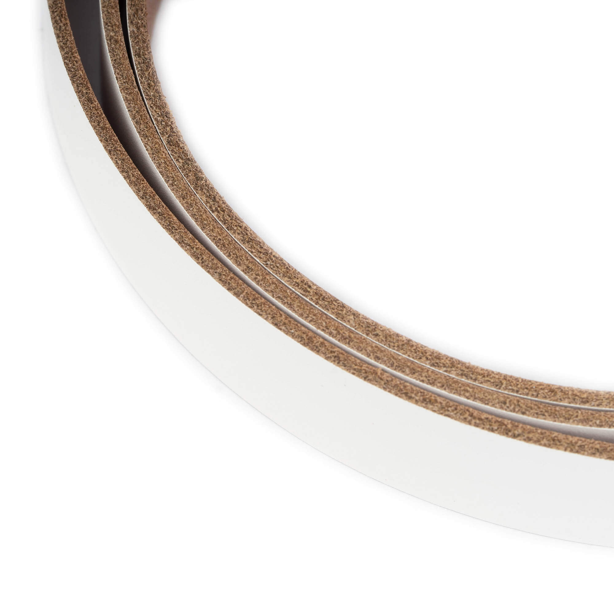 2.5 cm White Leather Replacement Belt Strap for Ferragamo Buckles - Perfect for Dress Pants, Suits & Formal Occasions