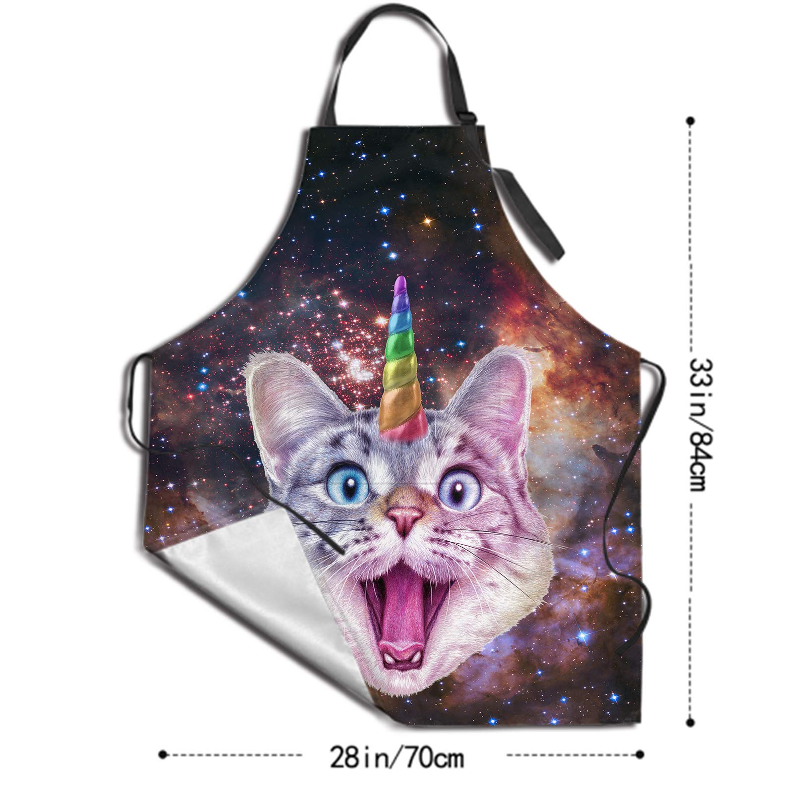 Funny Apron with Pocket - Kitchen Baking, Garden BBQ, Cooking & Painting Apron - Perfect for Chefs, Artists & Outdoor Grilling