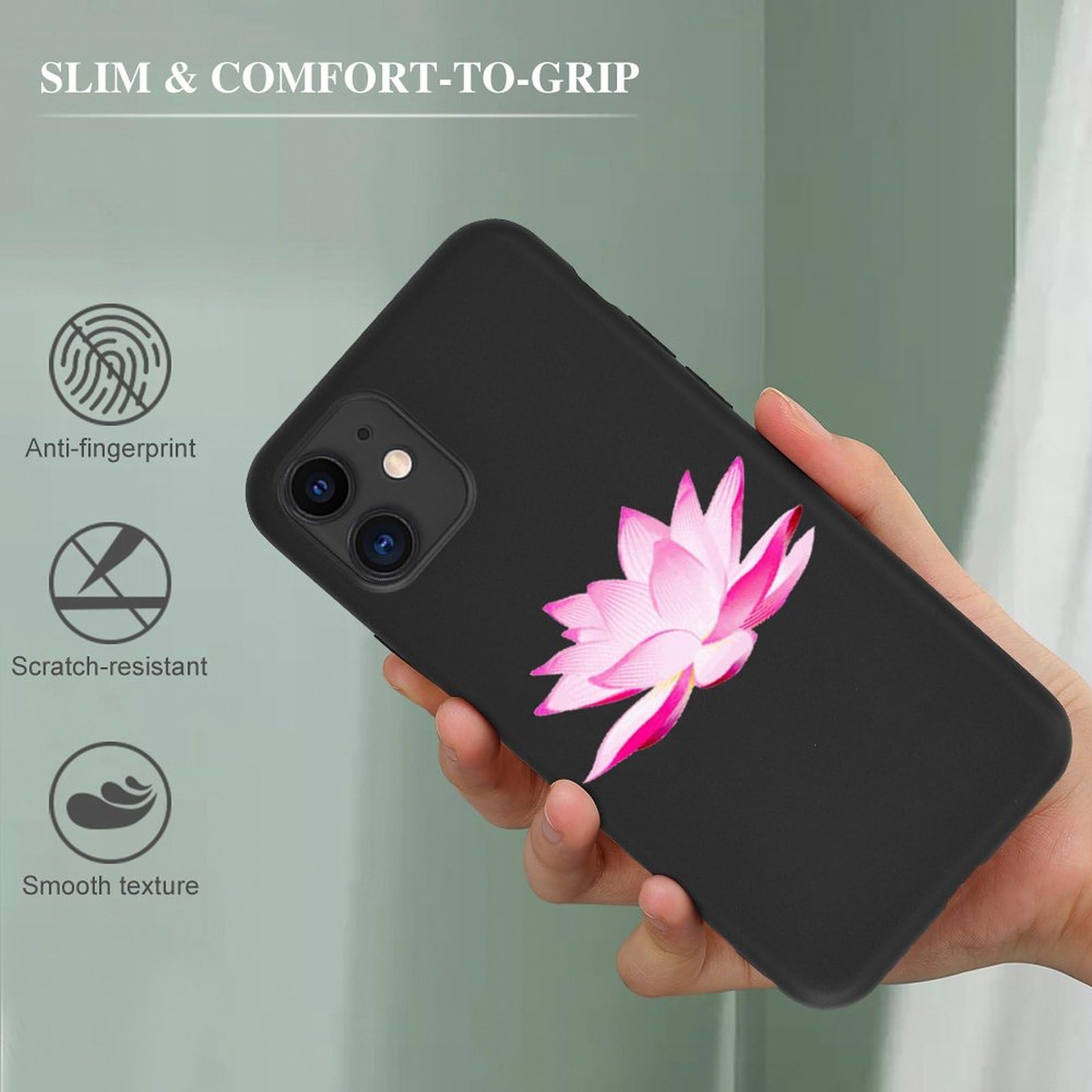 iPhone 11 Series TPU Phone Case - Slim Durable Protective Cover with Floral Design | Perfect for Everyday Use, Travel & Gift Giving