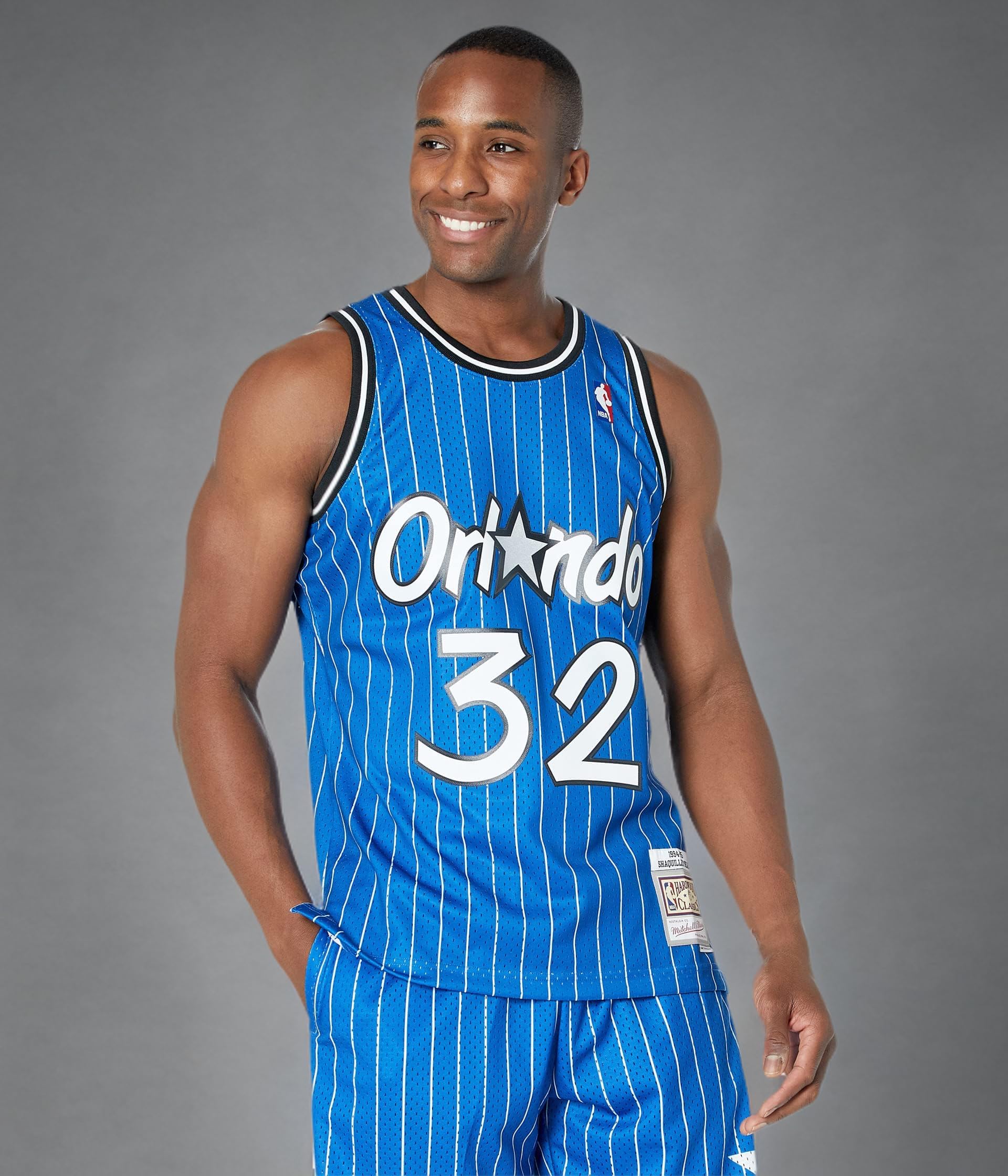 Mitchell & Ness Orlando Magic Shaquille O'Neal 1994 Road Swingman Jersey - Authentic NBA Basketball Jersey for Men - Medium Size - Perfect for Games, Collecting & Fan Apparel