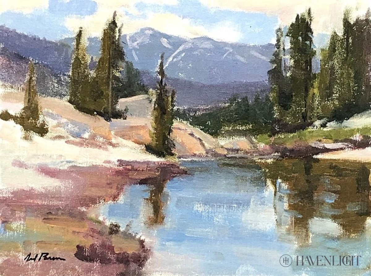 Beartooth Pass 9x12 Original Landscape Oil Painting - Wall Art for Living Room, Bedroom & Office Decor
