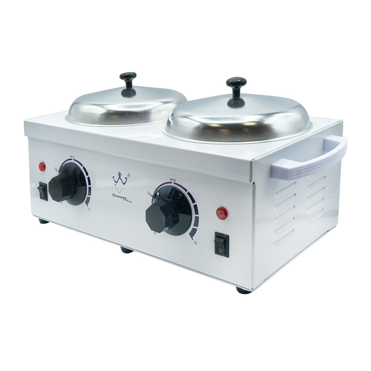 Professional Double Hair Removal Wax Warmer Heater Kit - Fast Heating for Smooth Skin - Perfect for Salon, Spa & Home Use