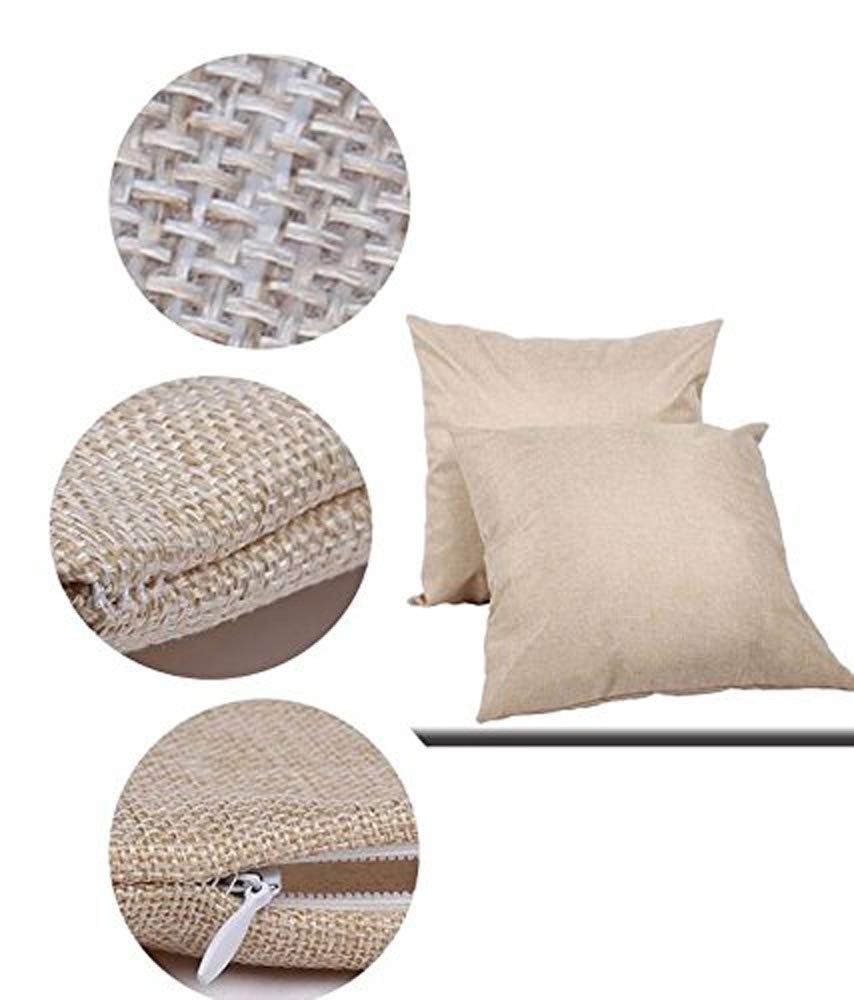 3D Sublimation Blank Linen Pillow Cases with Invisible Zippers - Fashionable Cushion Covers (50pcs/Carton) - US Stock - Perfect for Home Decor, Bedroom Accessories & Gift Giving