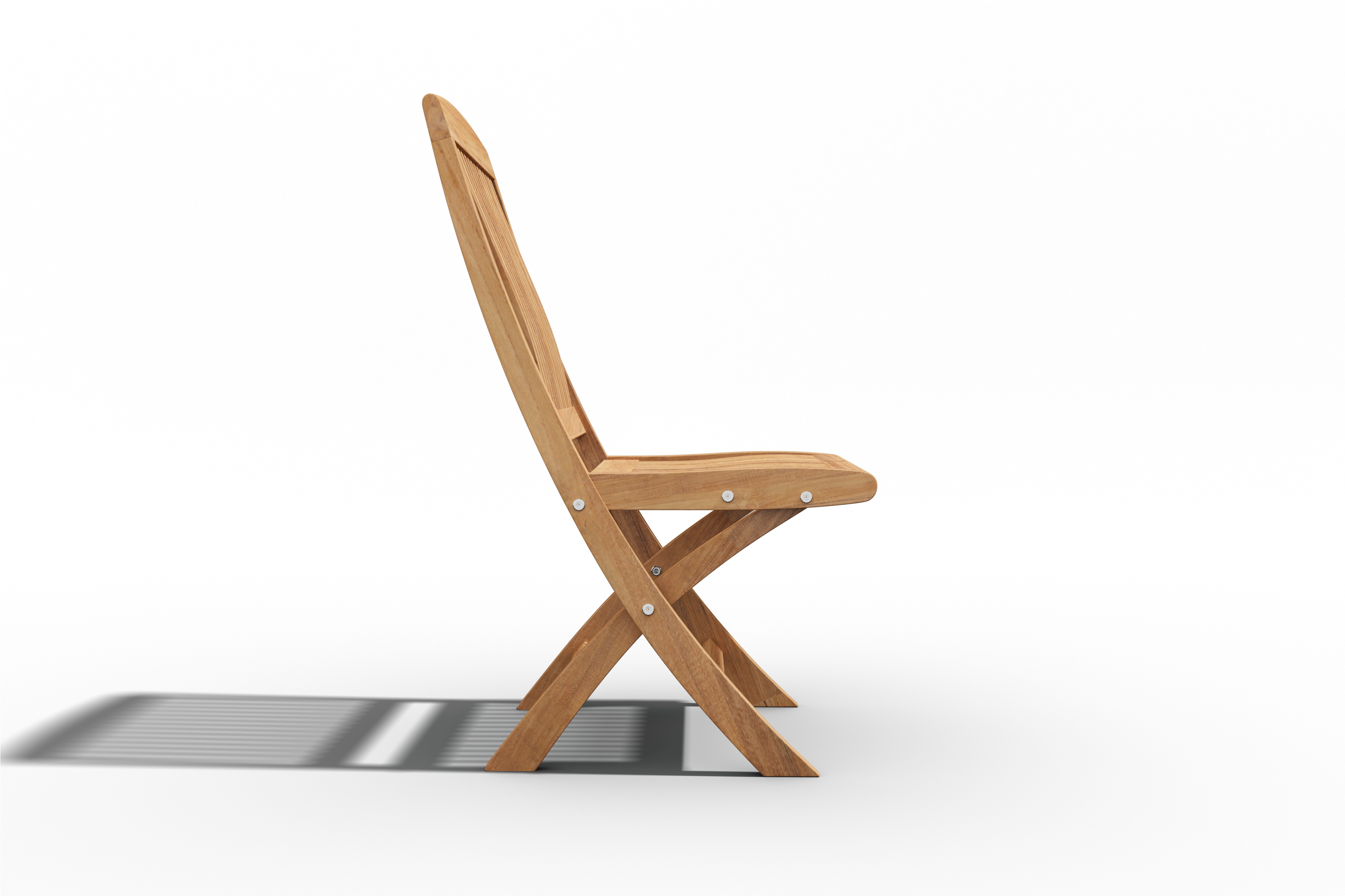 **Florence Teak Outdoor Dining Folding Chair – Weather-Resistant Patio Furniture for Garden, Poolside, and Backyard Relaxation**