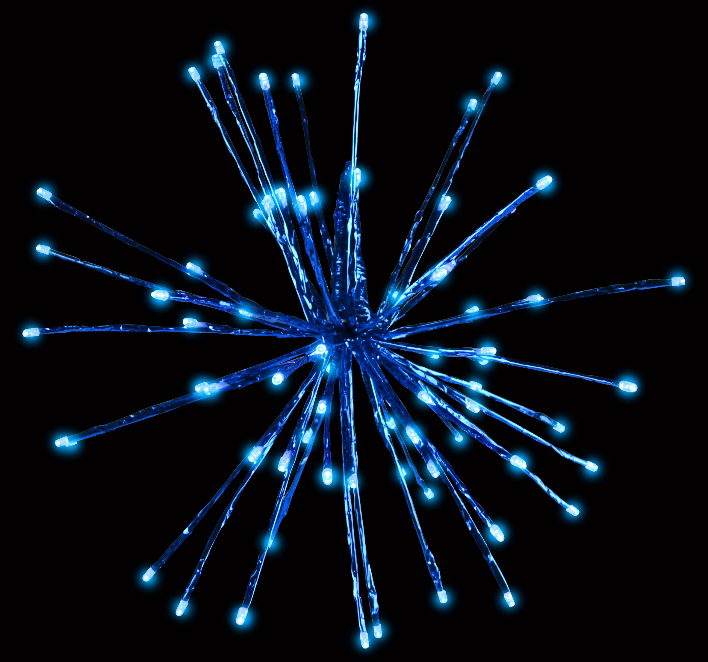 16 LED Radiant Blast 3D Cluster Wire Decor - Modern Fairy Lights for Bedroom, Wedding, Party & Home Decoration