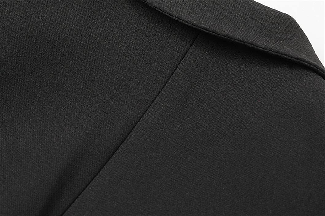 Women's Black Drawstring Blazer - Lapel Long Sleeve Loose Fit Jacket for Office & Casual Wear | Elegant & Comfortable Outerwear for Work, Dating & Daily Outfits
