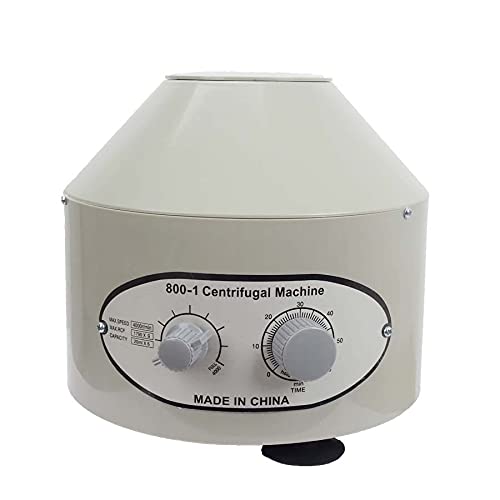 Portable Electric Centrifuge Machine with Timer & Speed Control - Compact Benchtop Lab Equipment for DNA, Blood, Urine Testing in Home & Clinical Labs