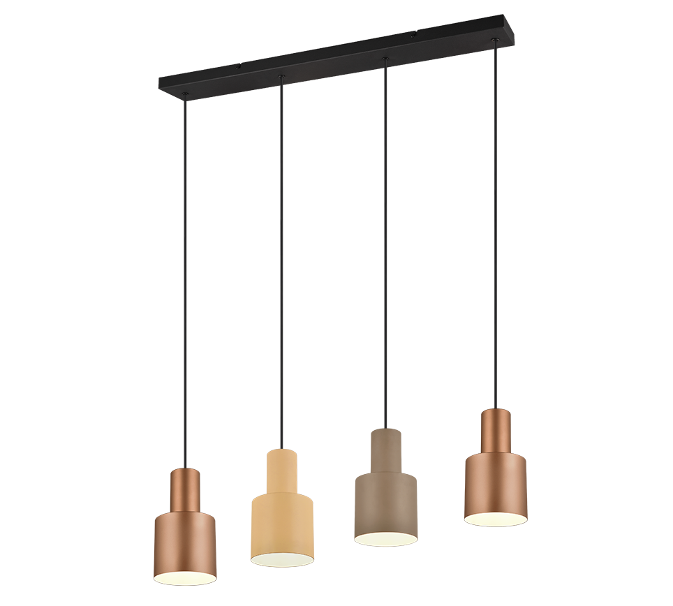 Agudo 4L/6L Linear Pendant Light - Modern Minimalist LED Hanging Fixture for Kitchen Island, Dining Room, and Office Lighting