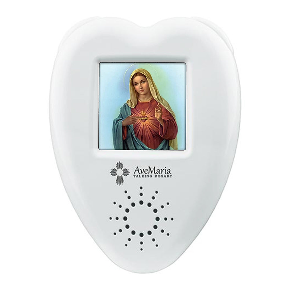 Electronic Talking Rosary with Human Voice & LCD Screen - Catholic Prayer Companion for Devotional Use at Home, Church, or Travel
