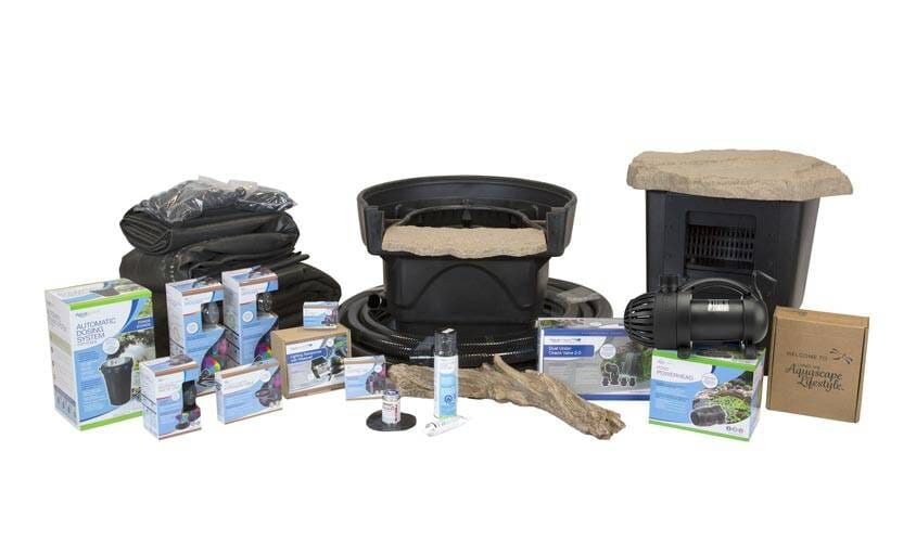 Aquascape Medium DELUXE Pond Kit 11' x 16' - Complete Water Garden Kit for Backyard Ponds, Koi Fish & Aquatic Plants | Perfect for Outdoor Landscaping & Garden Decor