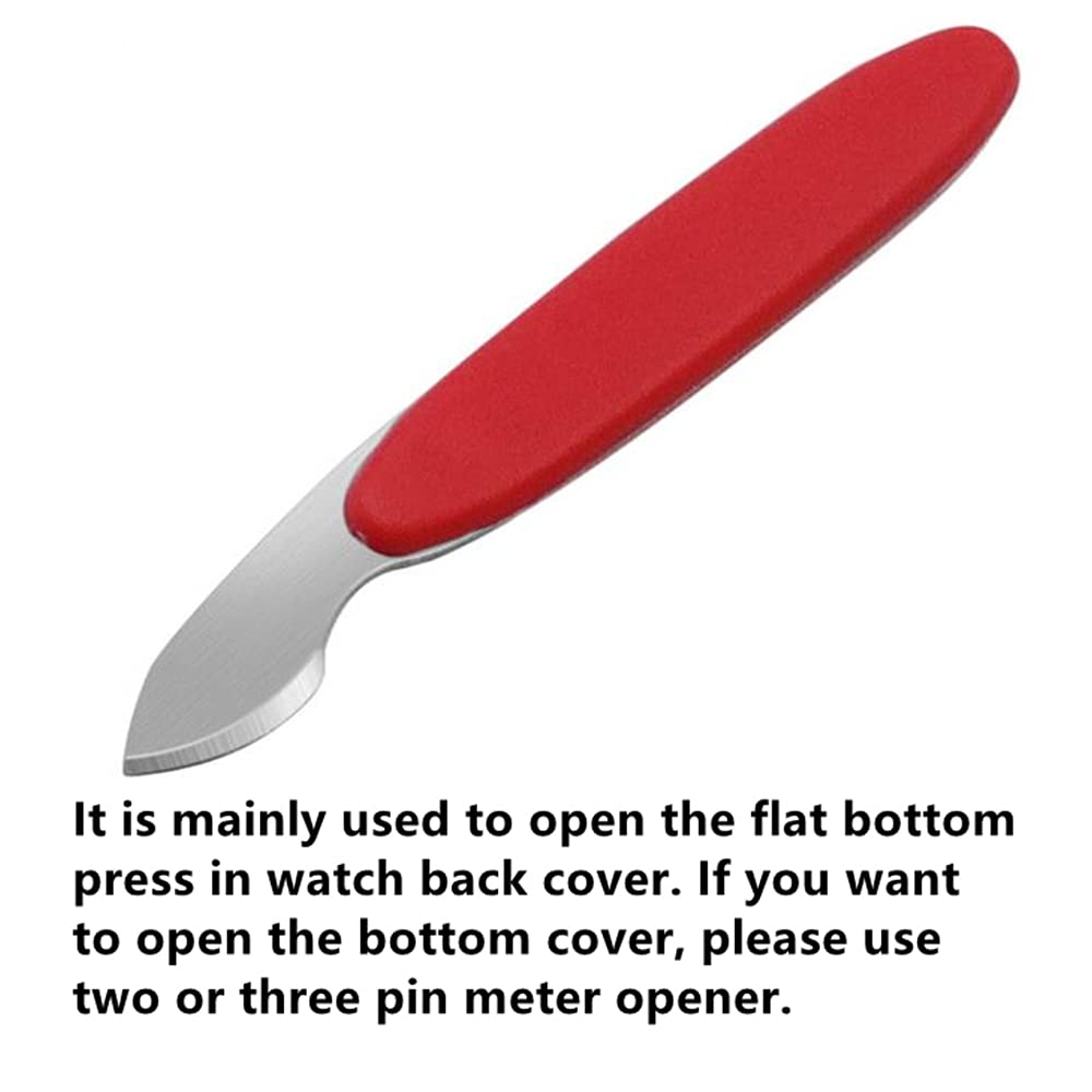 Professional Watch Back Case Opener Knife - Durable Steel Watch Repair Tool Kit for Battery Replacement & Maintenance - Perfect for Watchmakers, Jewelers & DIY Enthusiasts at Home or Workshop