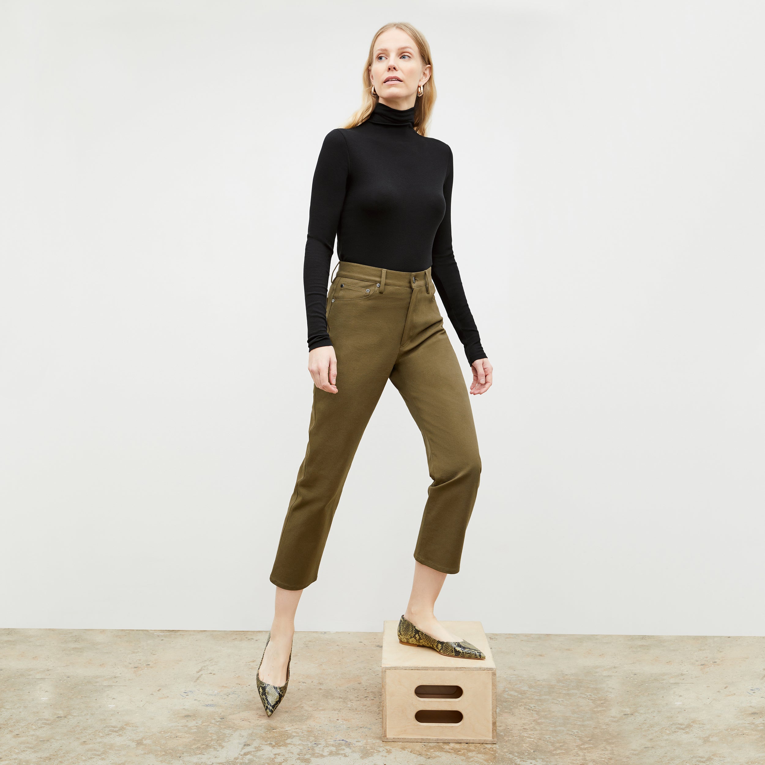 Daria Jean Eco-Friendly Better Than Denim Pants - Sustainable Women's Jeans in Oregano Color | Perfect for Casual Wear, Work & Everyday Outfits