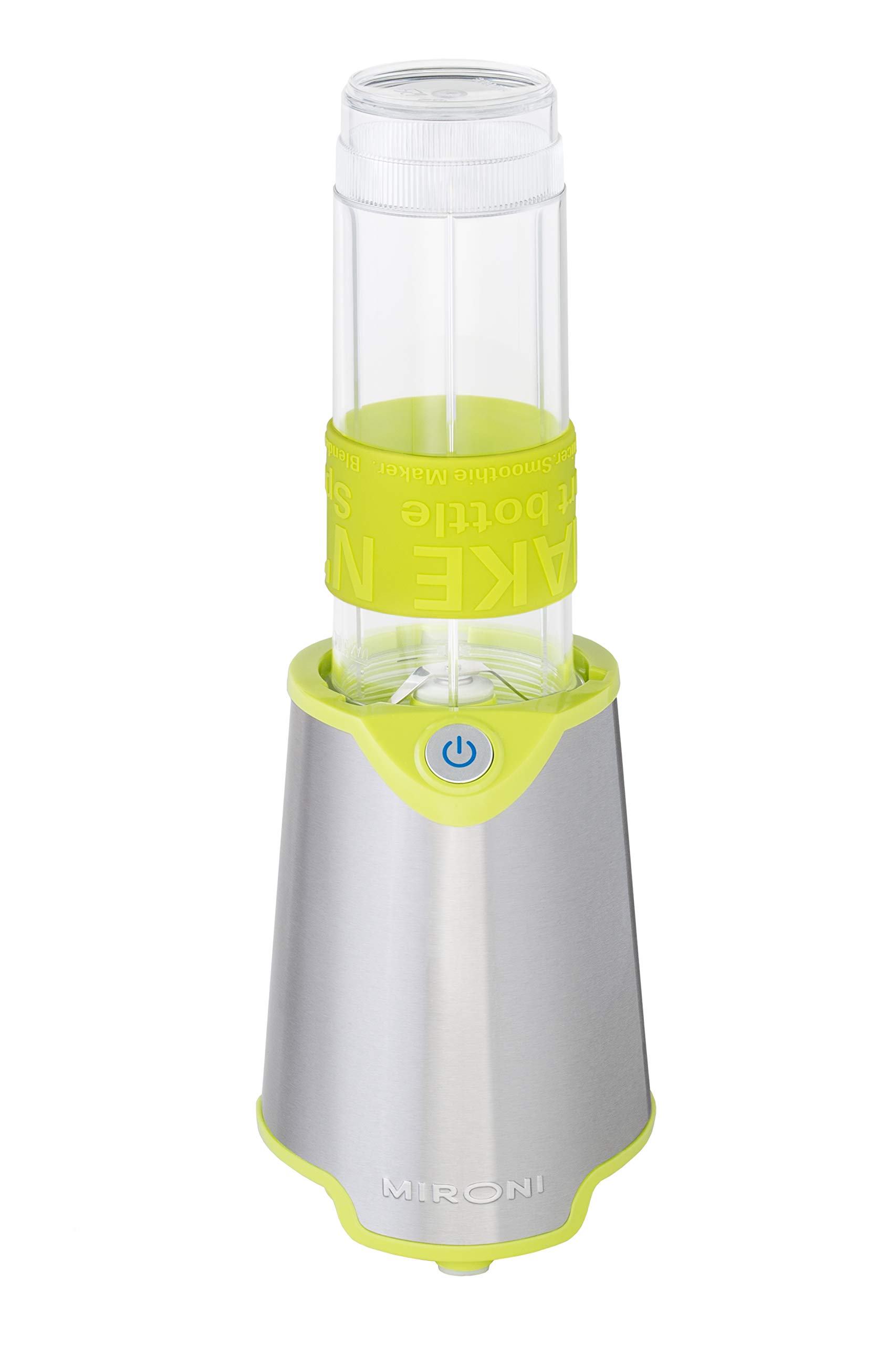 Mironi 2-in-1 Personal Smoothie Blender 500W with 20oz Tritan Sports Bottle & Grinder Cup - Perfect for Juices, Protein Shakes, Smoothies & Meal Prep - Ideal for Gym, Office & Home Use