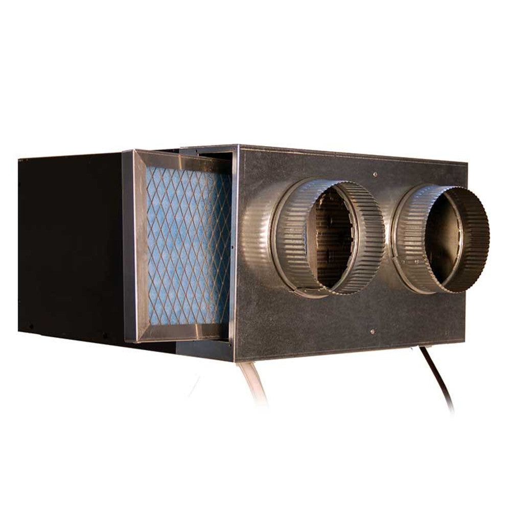 Duct Hood with Built-in Fan - Factory Installed for Kitchen & Bathroom Ventilation | Perfect for Home, Restaurant & Commercial Use