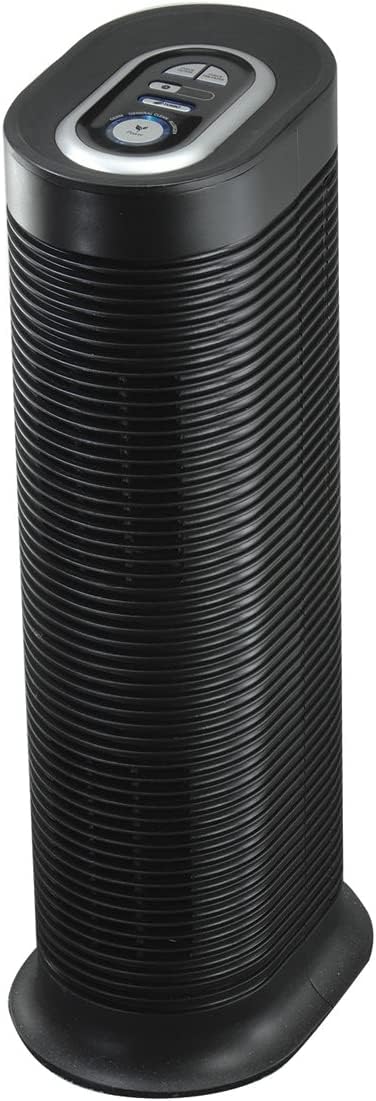 Honeywell HPA160 AllergenPlus HEPA Tower Air Purifier for Medium-Large Rooms (170 sq ft) - Removes Wildfire Smoke, Pollen, Pet Dander & Dust - Black Air Cleaner for Home, Office & Bedroom Allergy Relief